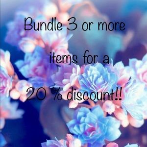 Bundle 3 or more for 20% off!